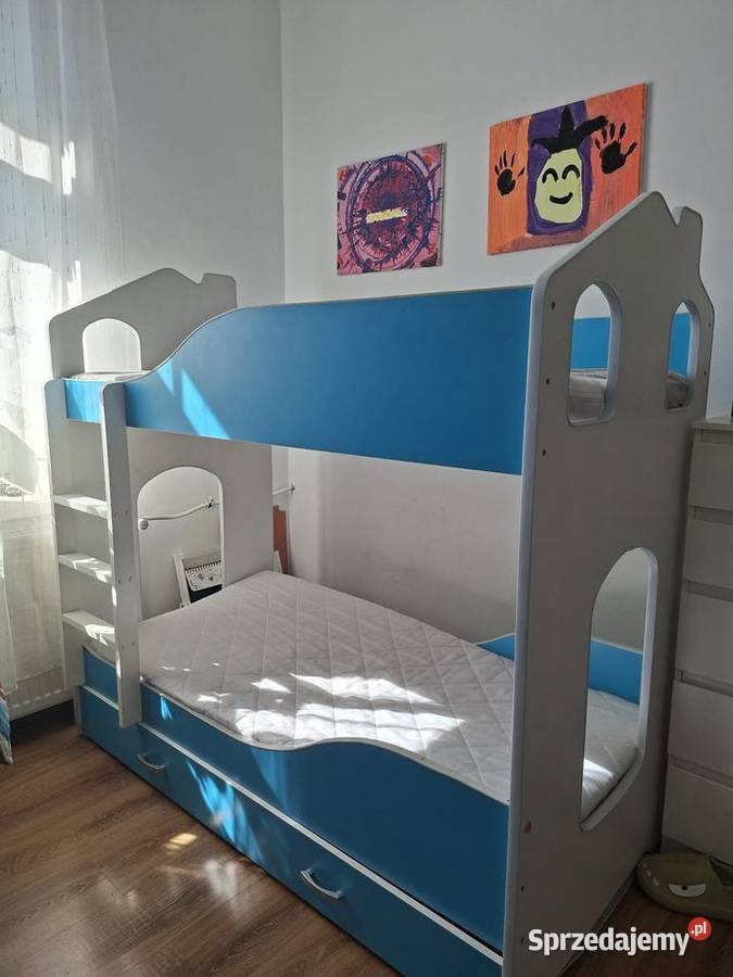 Łóżko dziecięce 160x80 plus dwa materace lubelskie Lublin