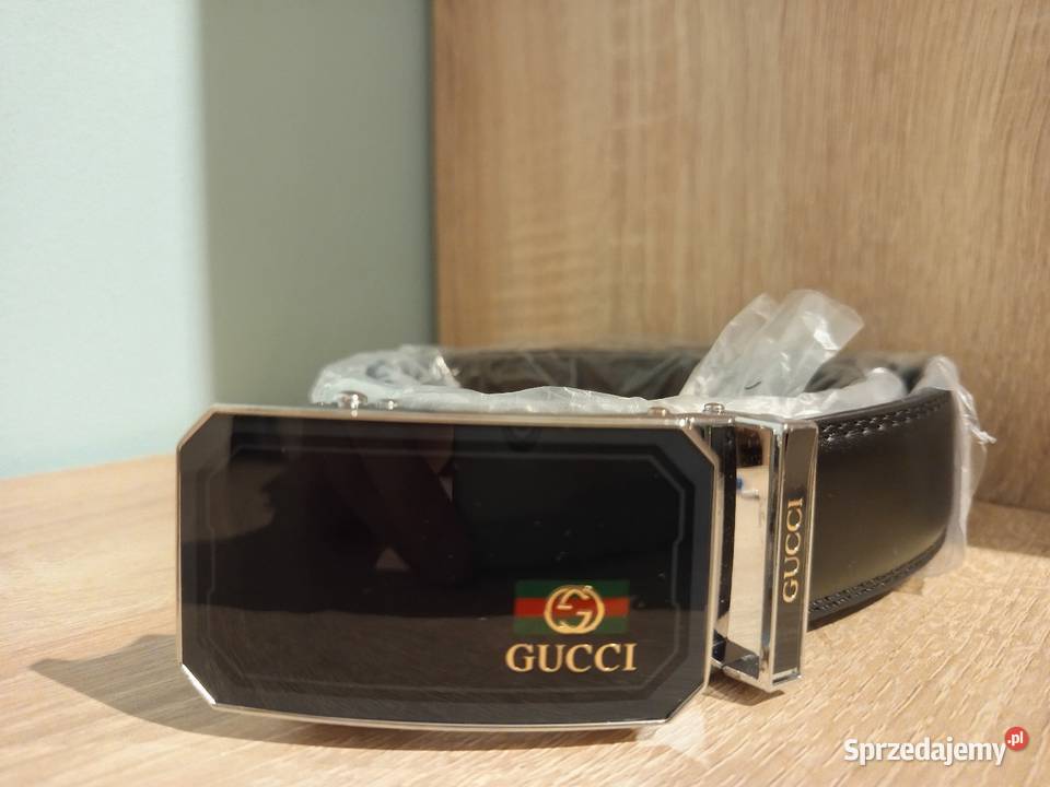 Pasek męski Gucci czarny Warszawa