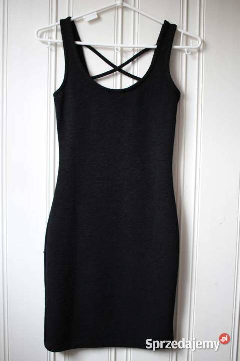 Czarna sukienka Terranova xs 34 bandażowa Rozmiar 34(XS) Toruń