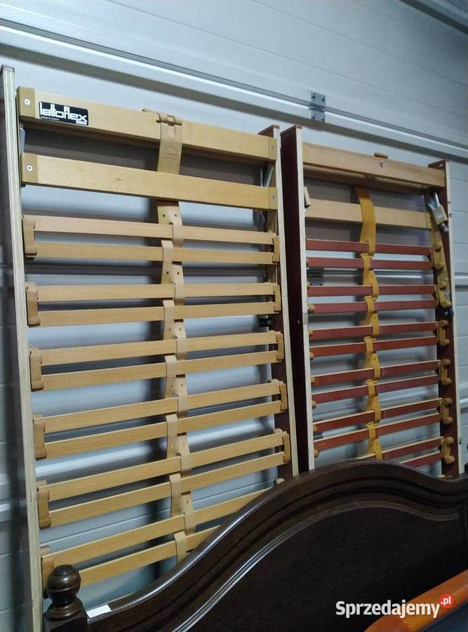 Dębowa sypialnia łóżko ze stelażem i 2 szafki Białystok sprzedam