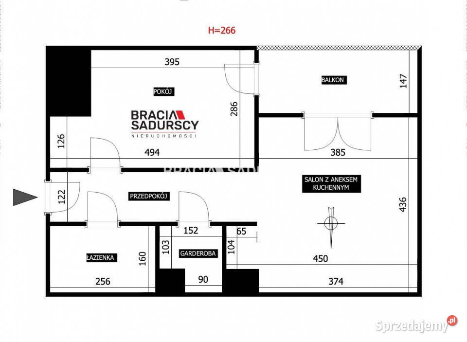 Mieszkanie Kraków Powstańców 424m2 2 pokoje Piętro 4 małopolskie