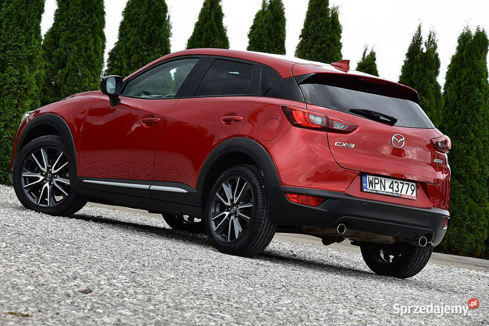 Mazda CX3 20 120 Półskóra Hud Navi Kamera Ful kamera cofania Nowe Kucice
