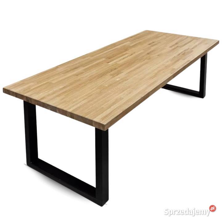 Stół Dębowy Prostokątny 200 100 75 Łączony Gdów