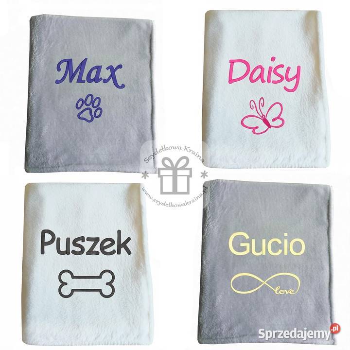 Koc PSA z imieniem haftem PREZENT dzień Toruń