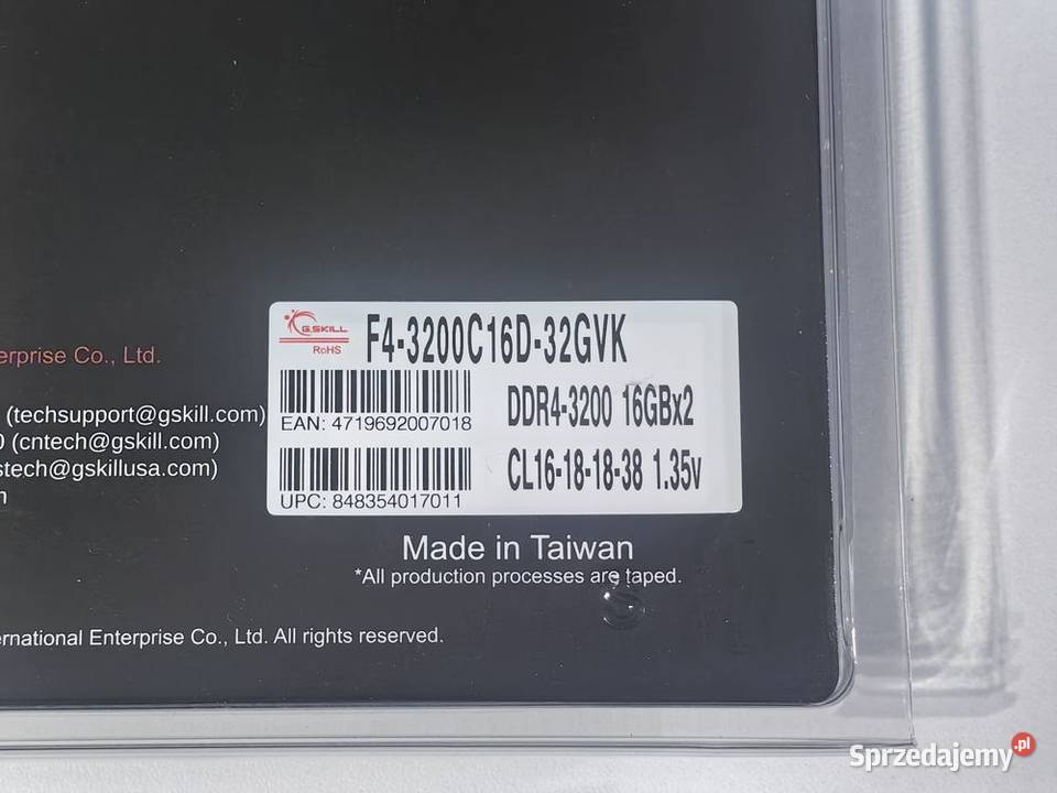 pamięci RAM GSKILL Ripjaws 2x16GB 32GB Inczew