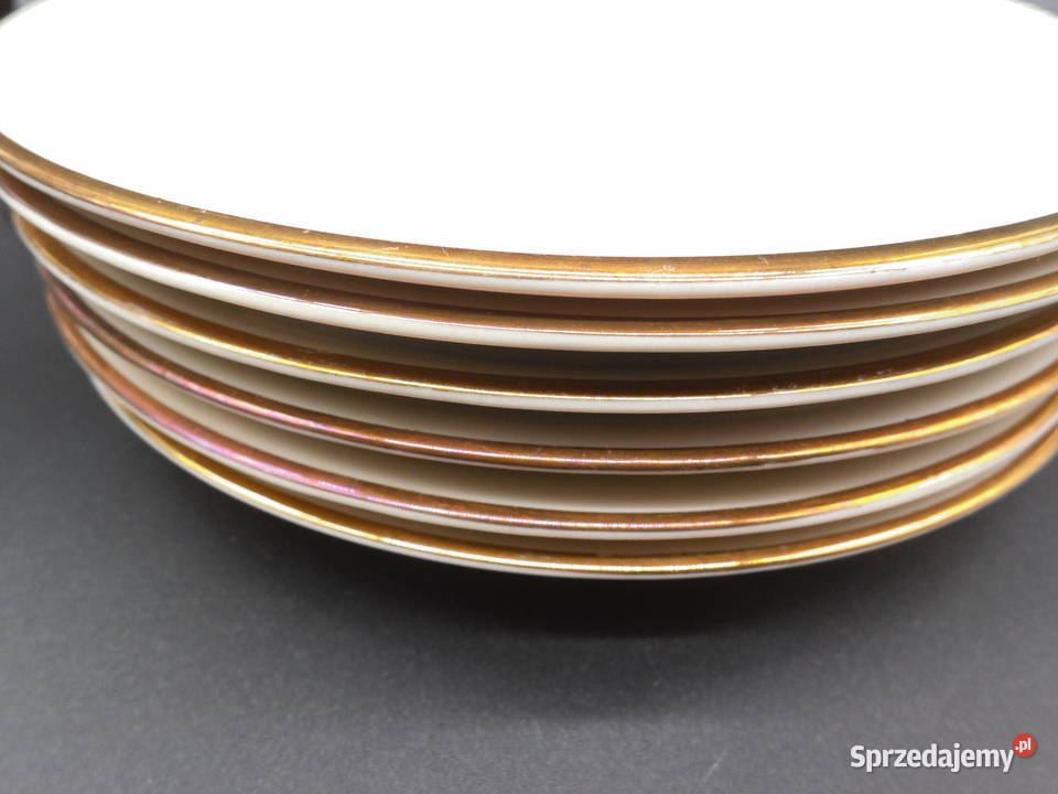 Talerzyki deserowe 6 ecru Zeh Scherzer Raszków