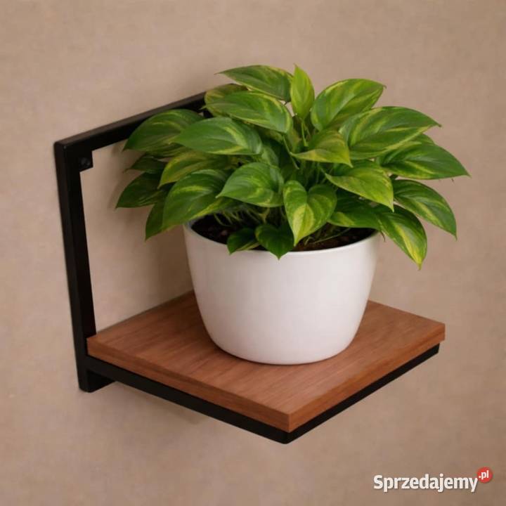 Półka na kwiaty ścienna