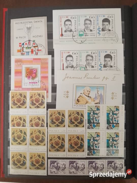 Klaser znaczki polska Kolekcje Łęczyca