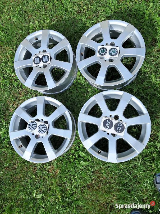 Alufelgi 5x100 r15 vs seat skoda audi Lubnia