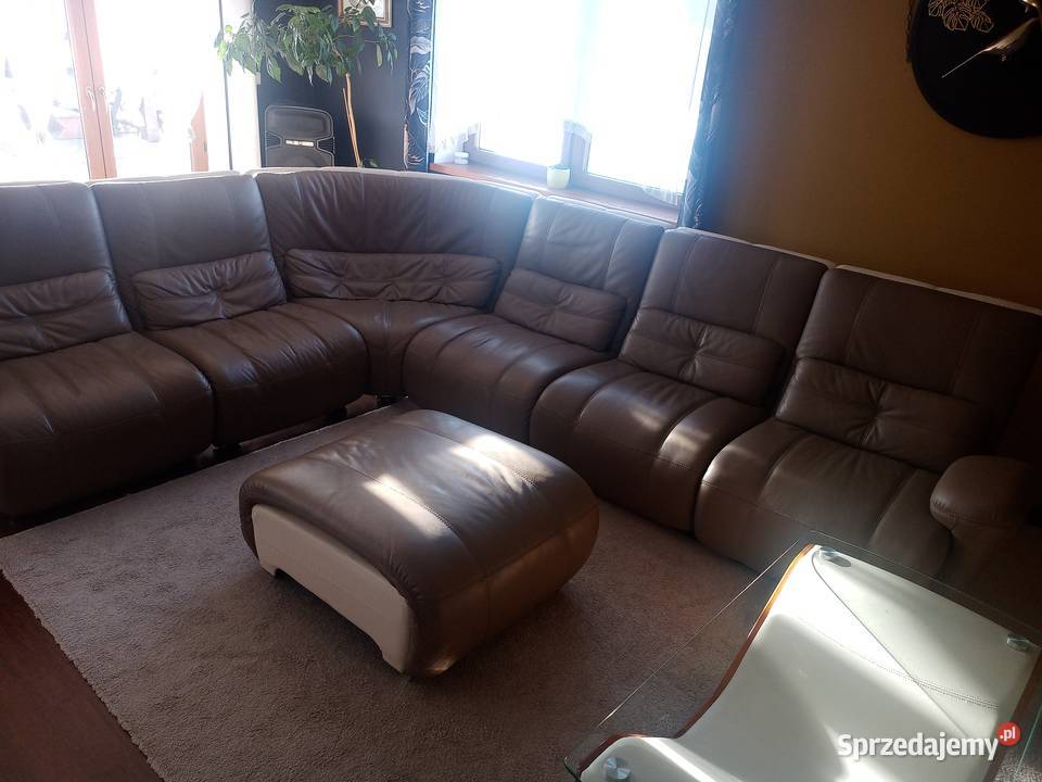 Sofa narożnik skórzany Łukowica