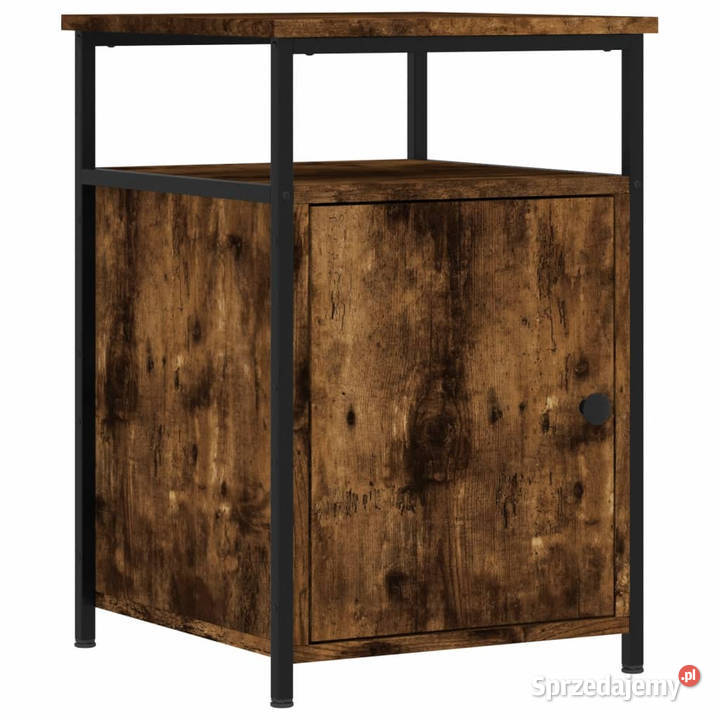 Szafka nocna przydymiony dąb 40x42x60 WM826037 mazowieckie