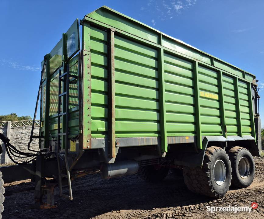 Przyczepa Hawe SLW 30 do odwozu kukurydzy trawy nieuszkodzony Przyczepy rolnicze wielkopolskie Przedecz