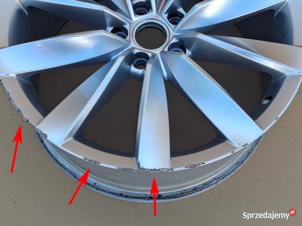 VW ARTEON FELGA ALUFELGA 19 5X112 8J ET40 aluminiowe Bieleń
