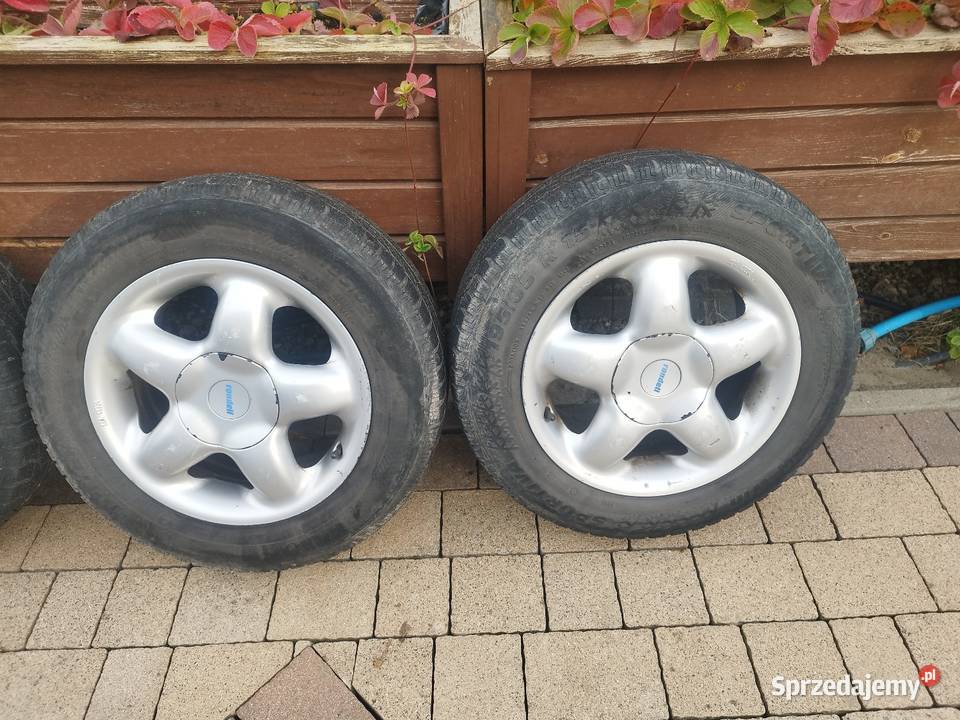 Felgi opel npzafira B 5x110 15 opony zimowe