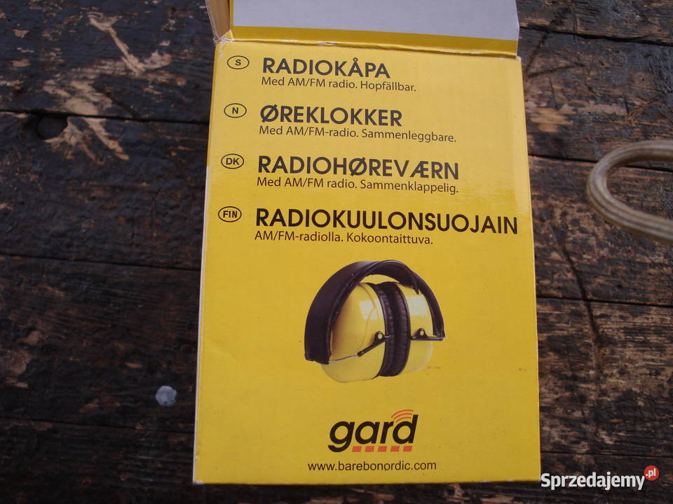 słuchawki bezprzewodowe ochronne z radiem AMFM Słuchawki i głośniki Chrzanów sprzedam