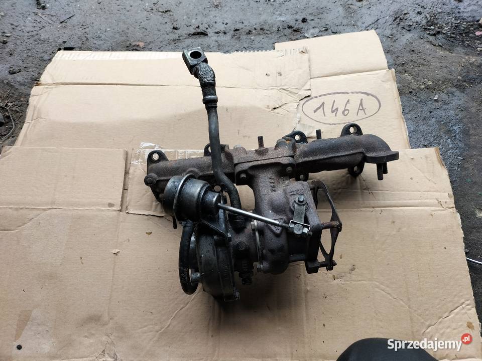 TURBO TURBINA KOLEKTOR WYDECHOWY AUDI B3 B4 19TD Kamień-Kolonia
