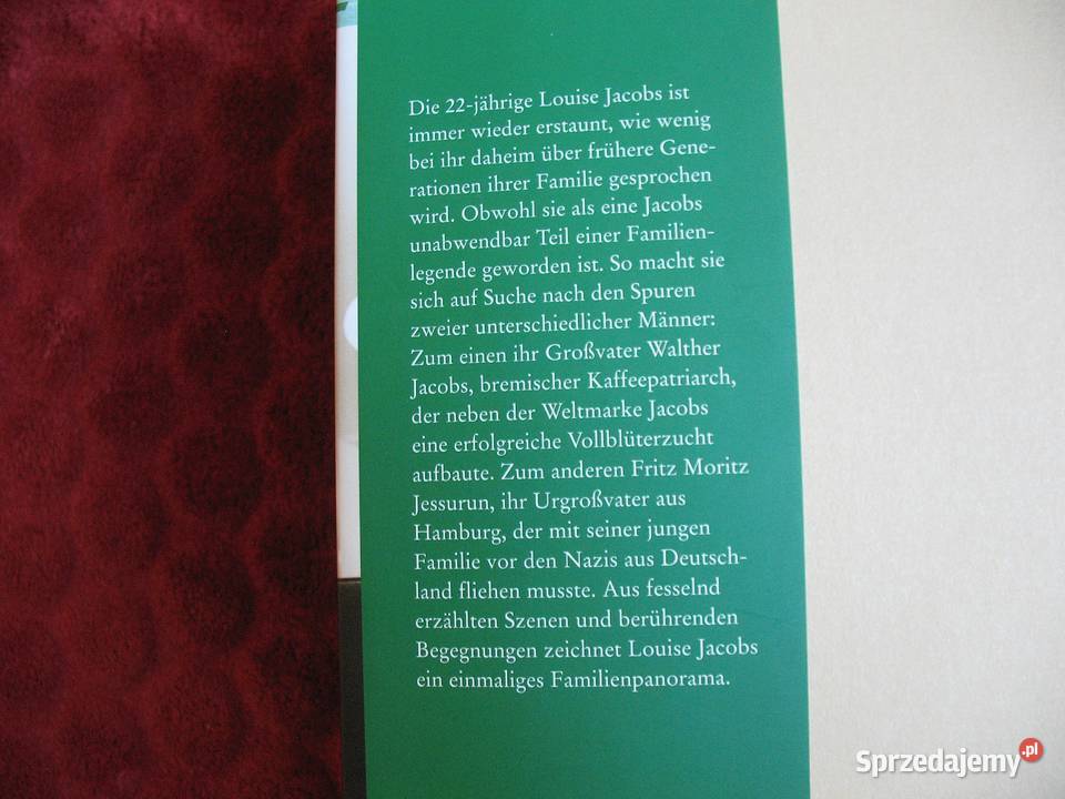 Cafe Heimat Louise Jacobs książka niemiecka Siedlce