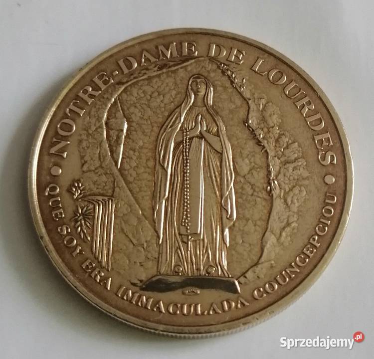 Medal Sanktuarium Matki Bożej w Lourdes Gdynia sprzedam