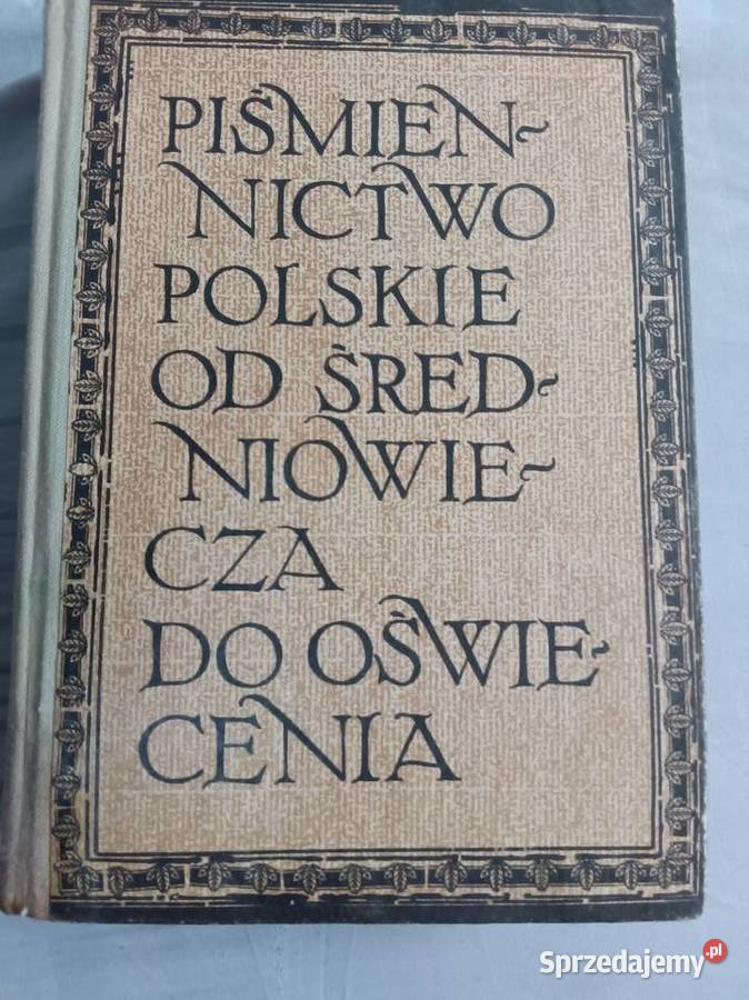 Piśmiennictwo polskie Średniowiecza do Zawiercie