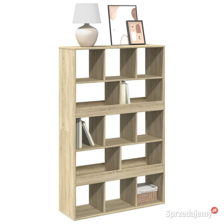 Regał dąb sonoma 100x33x1565 materiał Regały Warszawa