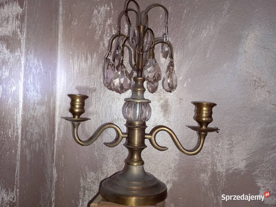 Świecznik mosiężny Biłgoraj