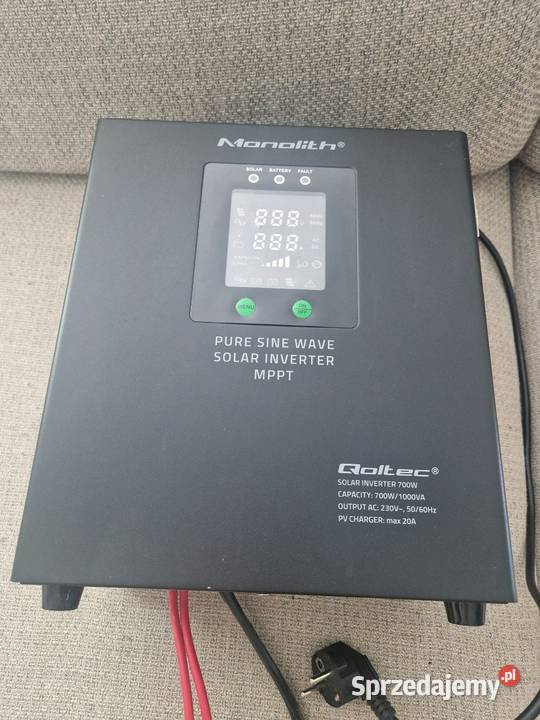 Qoltec Inwerter Solarny Pure Sine Wave 1000W 20A Lublin