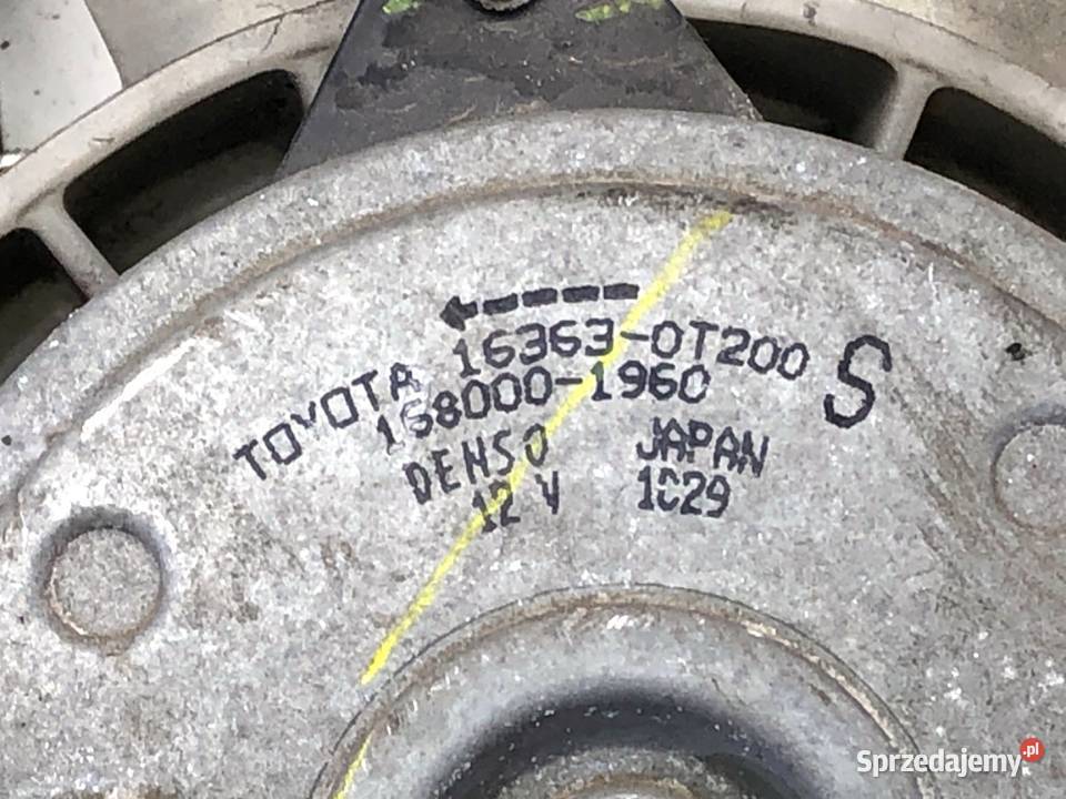 WENTYLATOR KLIMATYZACJI TOYOTA COROLLA E21 osobowe sprzedam