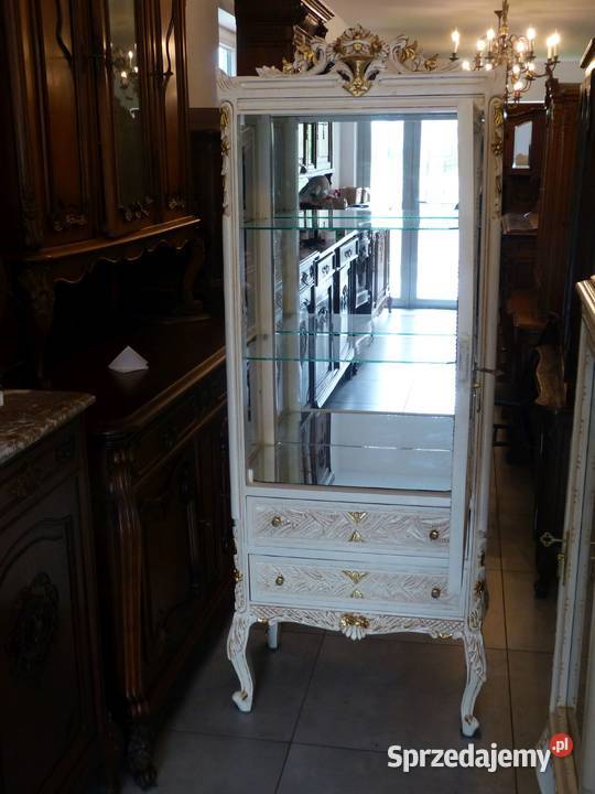 Witryna ludwikowska ecru sklep Dąbrowa Górnicza