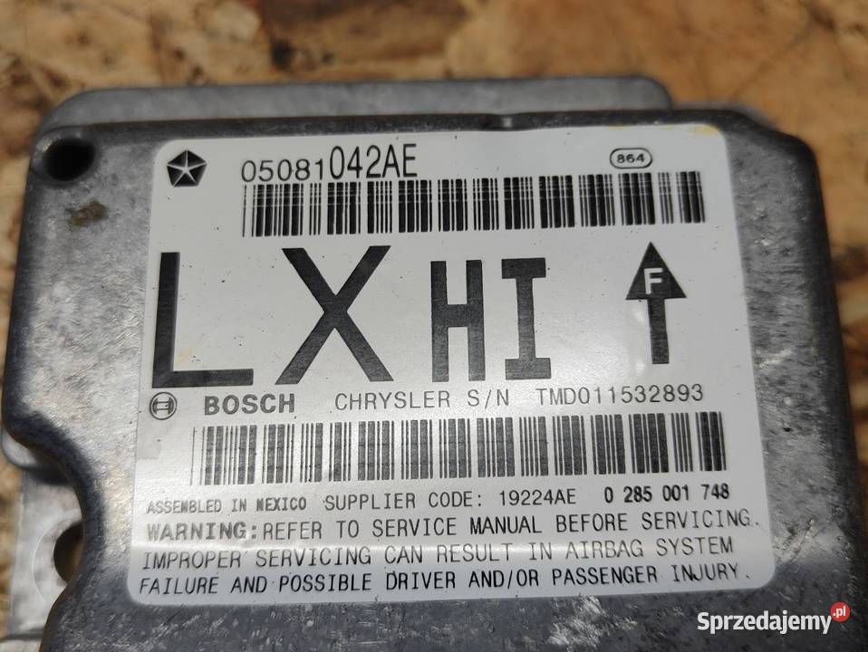 Moduł Sterownik Poduszek Chrysler 300c 0410 Pleszew