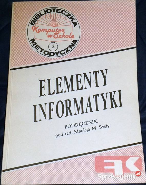 Elementy informatyki Podręcznik Komputer w Chełm