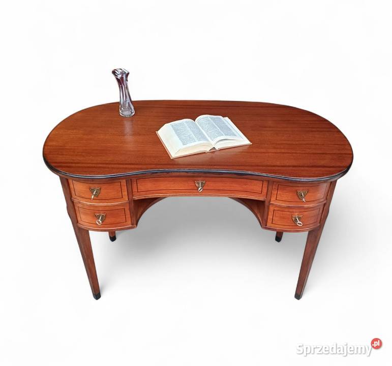 Antyczne Biurko w kształcie Nerki styl Angielski Suchorzew