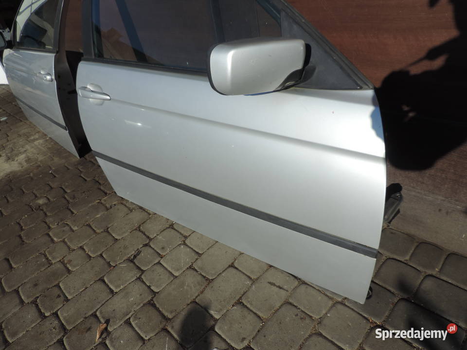 DRZWI PRAWY PRZÓD BMW E46 COMPACT TTITAN SILBER Karoseria małopolskie Nowy Sącz