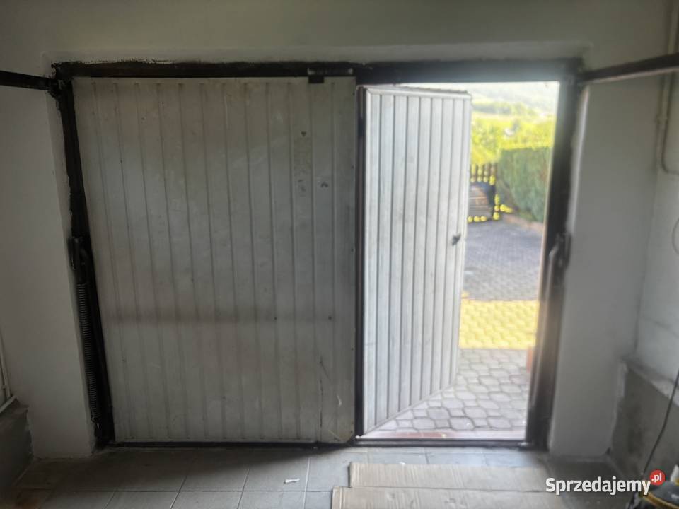 Brama garażowa uchylna z furtką z automatem Limanowa sprzedam