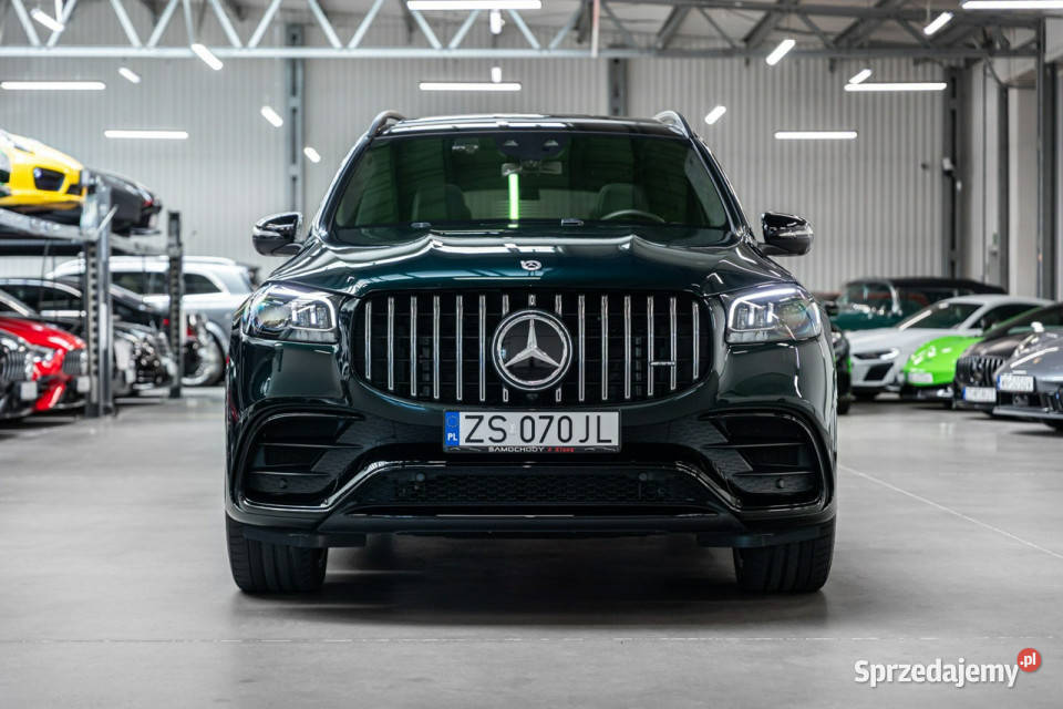 Mercedes GLS Klasa 63 AMG 612 Krajowy Zieleń centralny zamek małopolskie Węgrzce