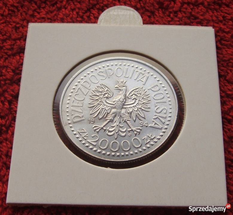 MONETA 20000 KRÓL ZYGMUNT STARY 1994 POLSKA Numizmatyka
