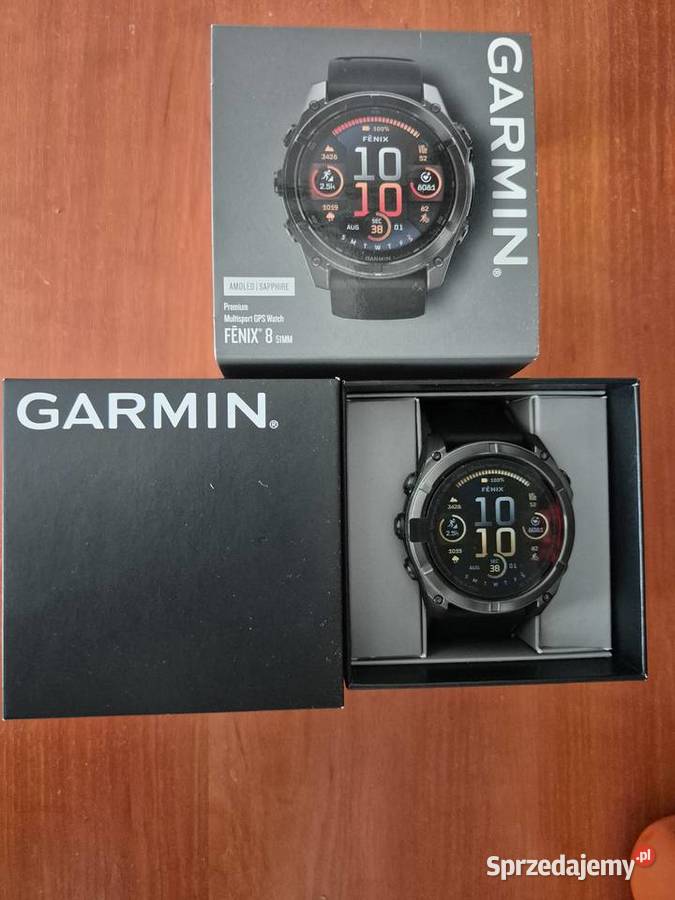 Garmin 8 Amoled Sapphire 51 DLC Titanium Poznań