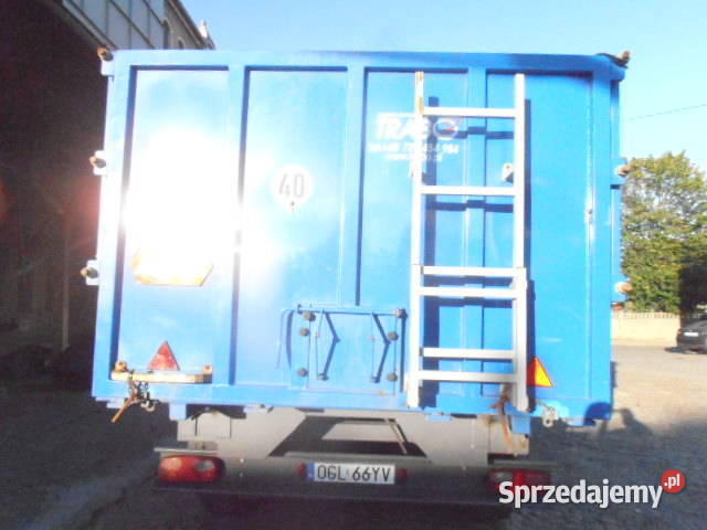 Przyczepa Skorupowa Tandem 23m3 nieuszkodzony