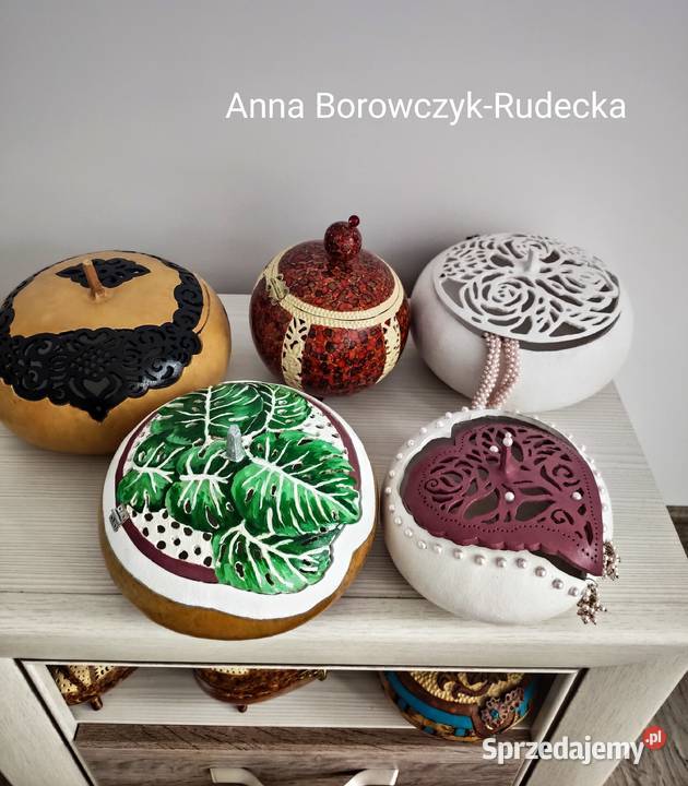 Szkatułka z tykwy inny kolor małopolskie Oświęcim