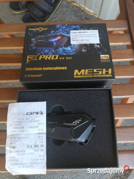 Interkom motocyklowy FxPRO v2 eu mash