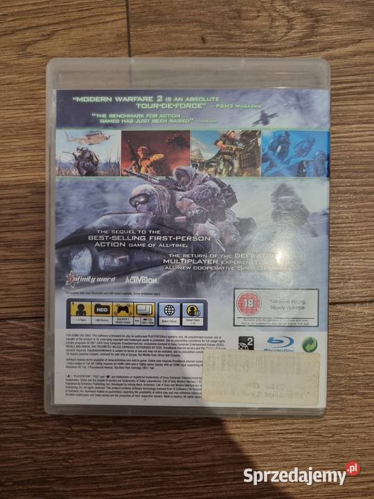 Call of Duty Modern Warfare II 2 PlayStation 3 3 strzelaniny Gry na konsole pomorskie Tczew
