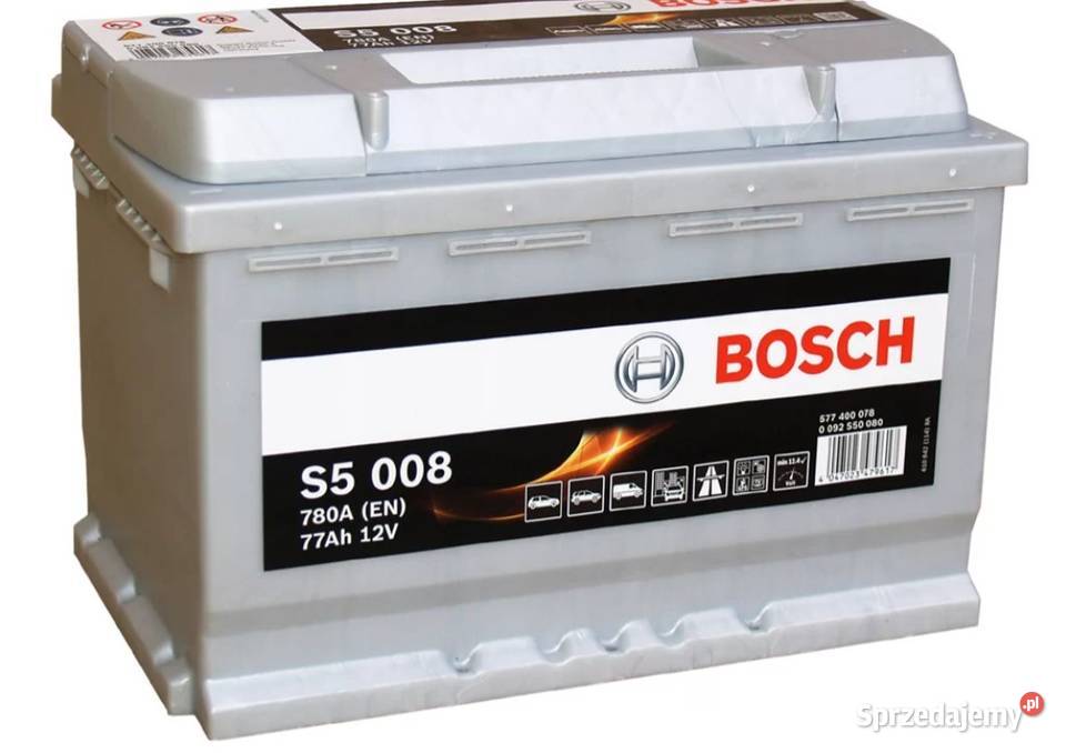 Akumulator Bosch 77Ah 780A EN S5008 Darmowa