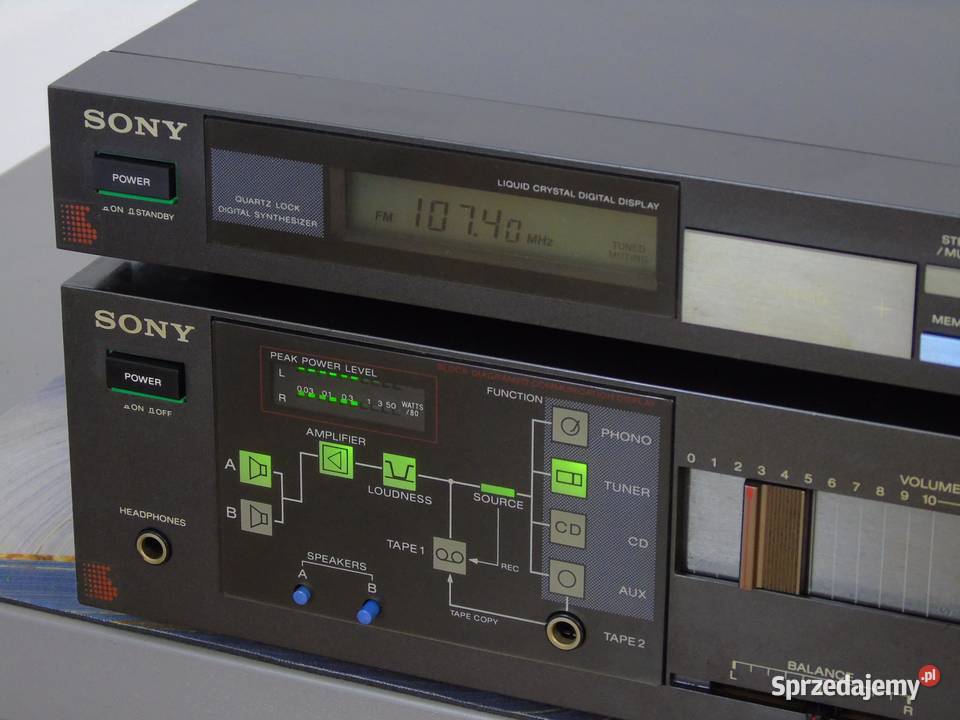 Wzmacniacz i tuner Sony TA-AX360 i ST-JX310 sprawne Vintage. WYSYŁKA ...