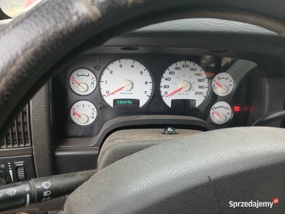 Dodge ram 57 hemi zarejestrowany gaz nieuszkodzony Białystok
