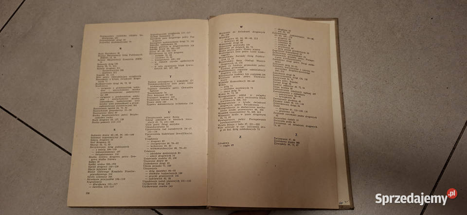 Unikat Zbiór przepisów drogownictwa PRL 1964 Łęczyca