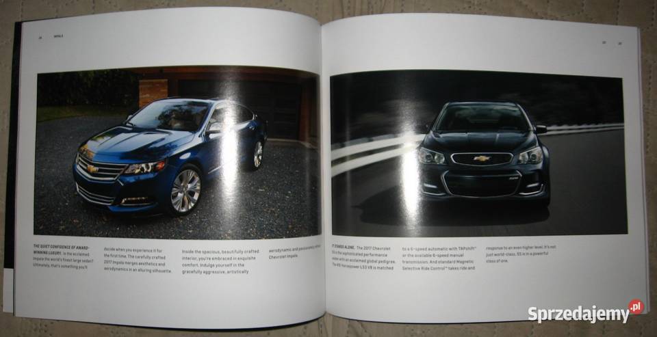 Chevrolet 2017 prospekt katalog Kępice