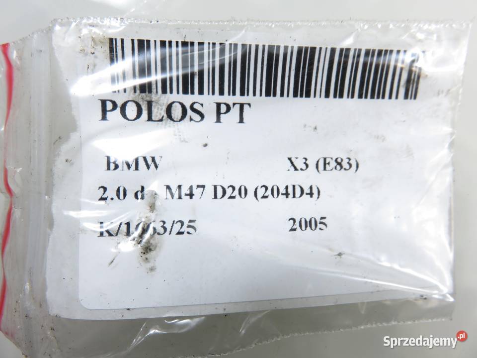 PÓŁOŚ TYLNA LEWA PRAWA BMW X3 E83 20 d 7524044 Półosie