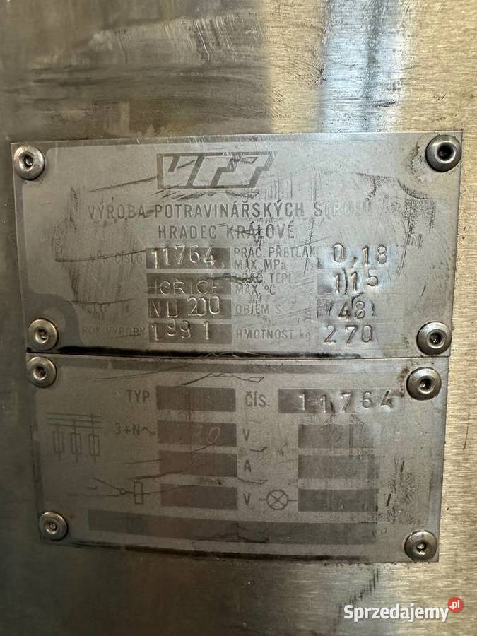 Zbiornik ze stali nierdzewnej dwupłaszczowy Leszno