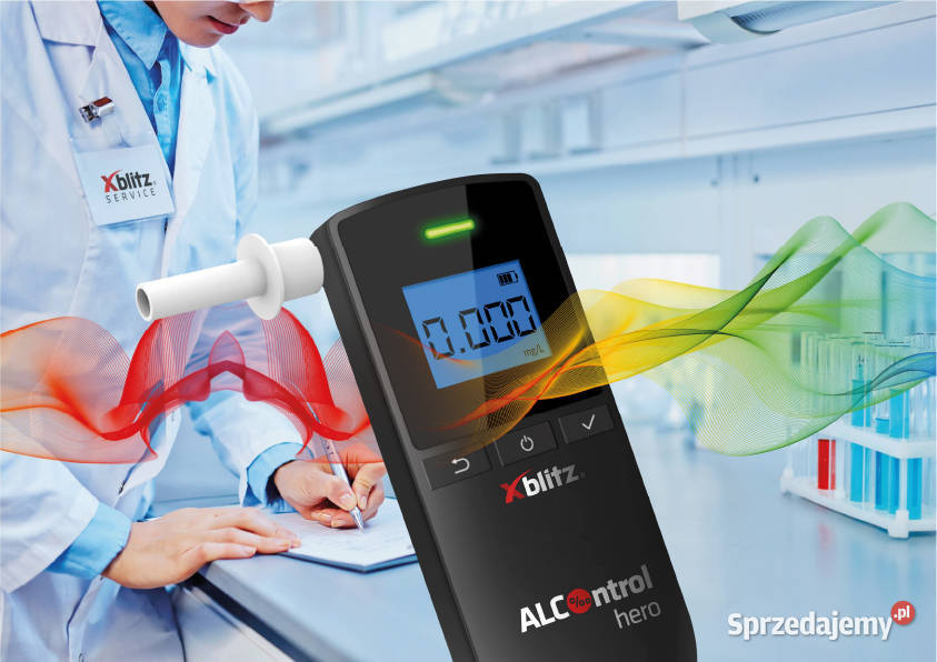 Profesjonalny Alkomat XBLITZ Alcontrol HERO 5 Białystok sprzedam