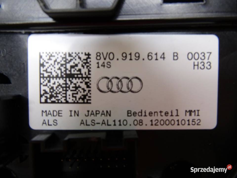 PANEL STEROWANIA MMI NAVI 8V0919614B AUDI A3 8V