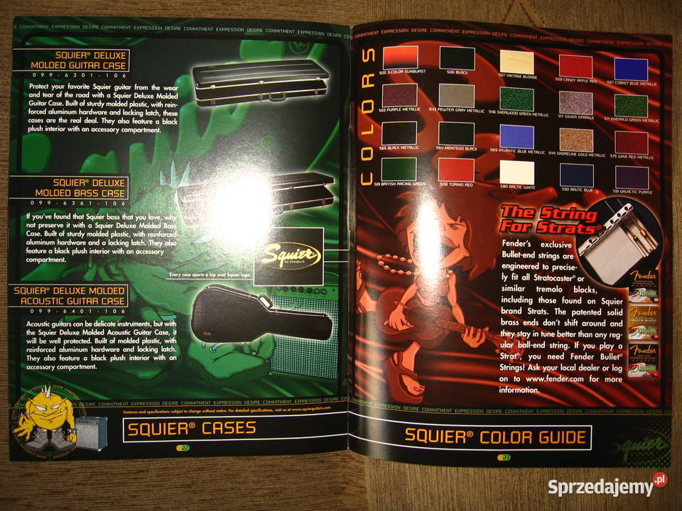 Squier Guitars Basses katalog Squier Kępice sprzedam